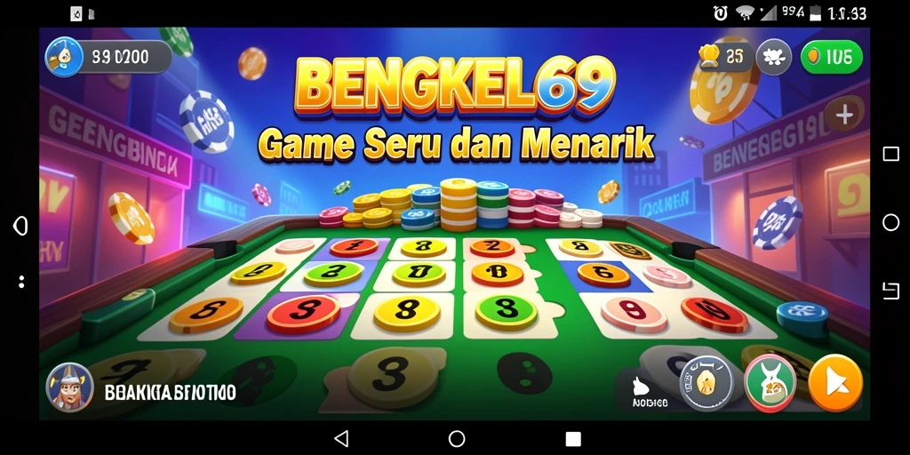Tampilan gameplay BENGKEL69 yang seru saat bermain Bingo.
