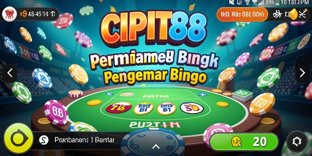 Screenshot menampilkan gameplay seru dalam aplikasi Bingo.