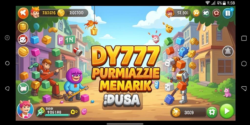 Tampilan gameplay Puzzle yang menantang dan menarik di DY777.