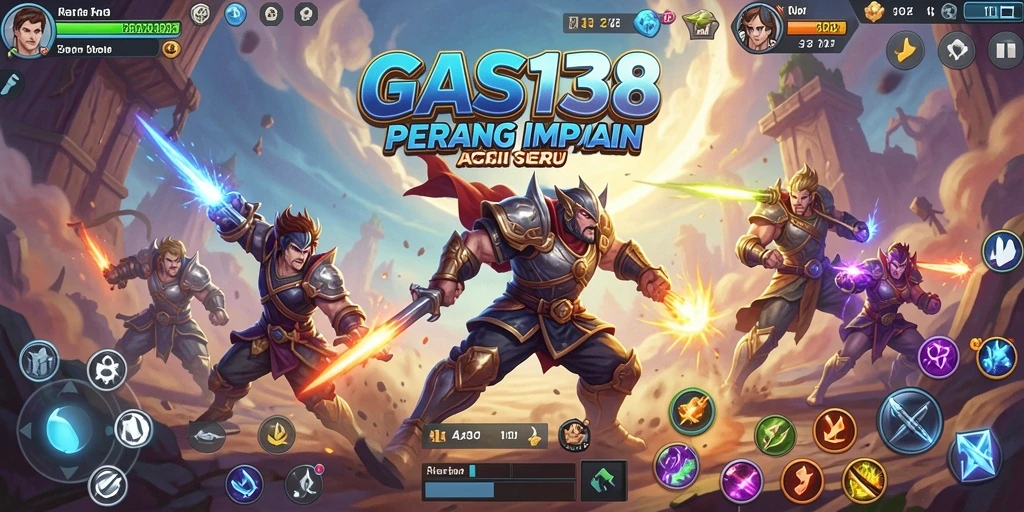 Screenshot menunjukkan aksi seru dalam <strong>GAS138</strong> di medan perang.