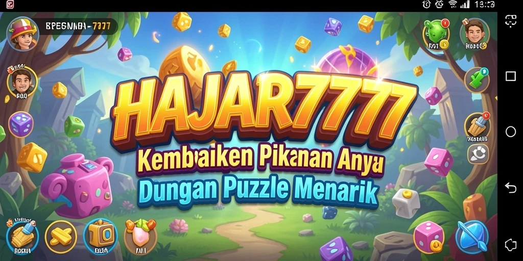 Tampilan gameplay HAJAR777 yang menantang dan penuh variasi teka-teki Puzzle.