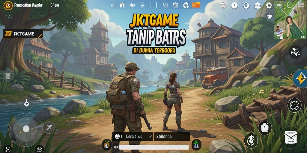 Tampilan gameplay JKTGAME yang mendalam dengan dunia yang luas.