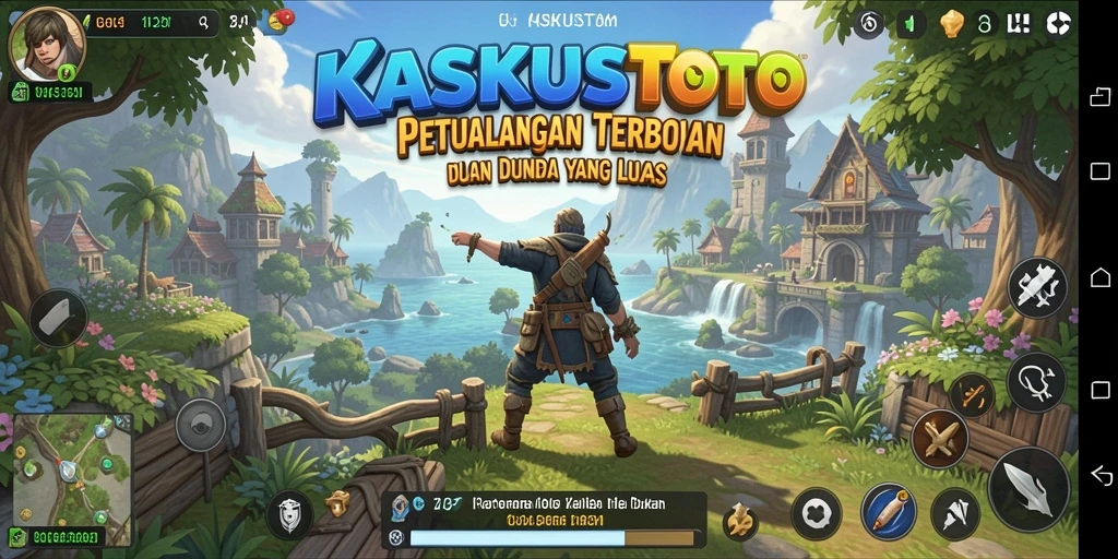 Screenshot menampilkan petualangan dalam dunia terbuka KASKUSTOTO.
