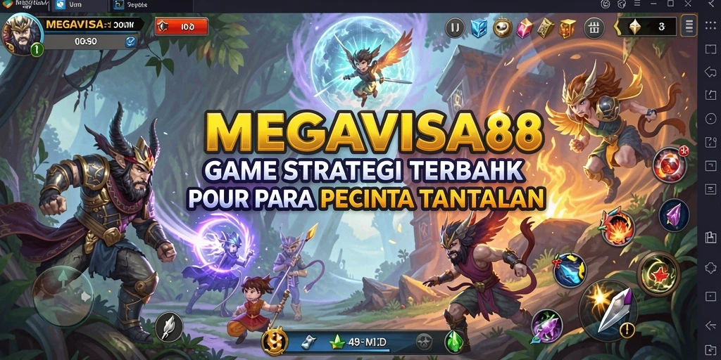 Tangkapan layar tampilan gameplay <strong>MEGAVISA88</strong> yang mendebarkan dan penuh strategi.