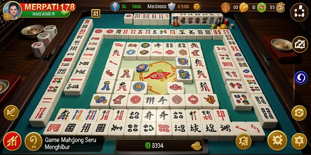 Screenshot gameplay MERPATI178 yang menampilkan keseruan permainan Mahjong.