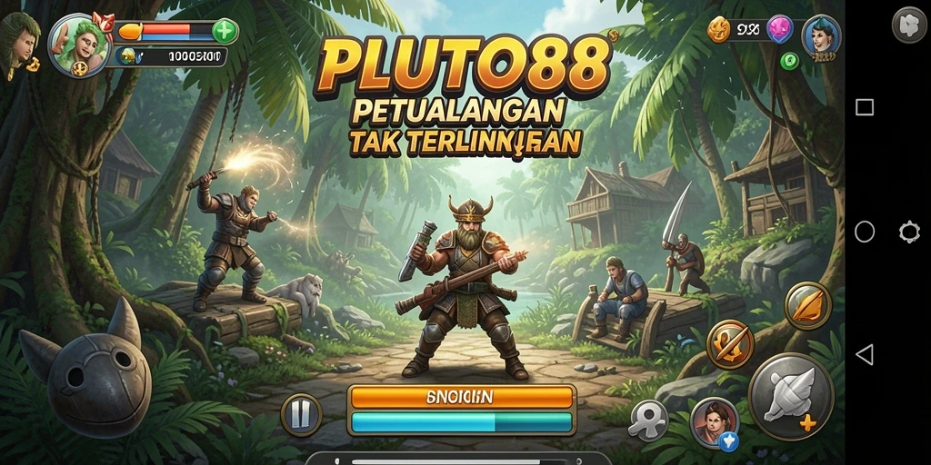 Gameplay seru di dunia petualangan PLUTO88 dengan grafis menakjubkan.