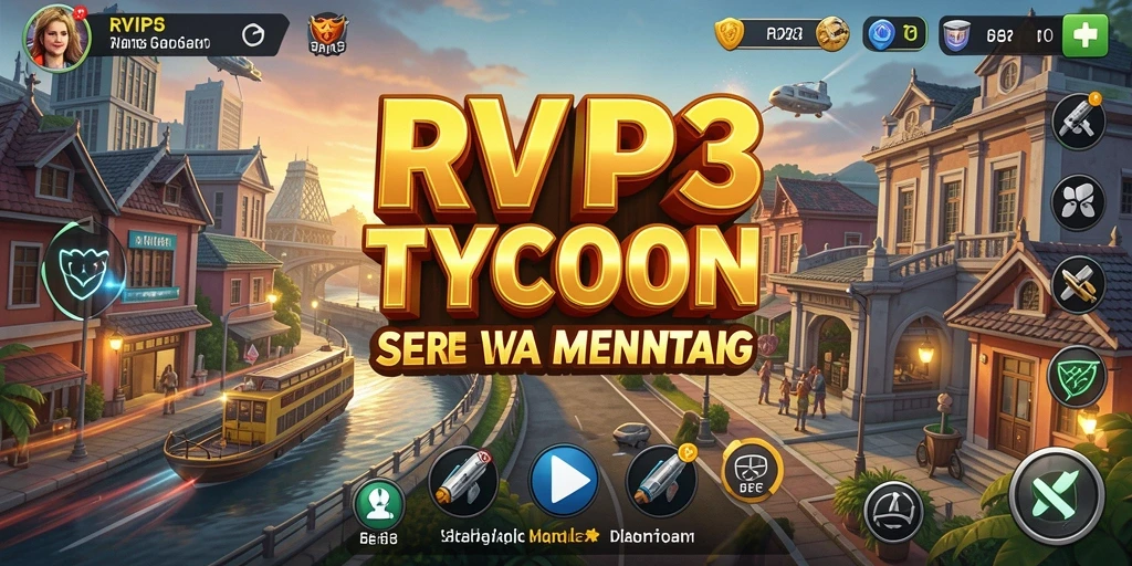 Tampilan permainan Tycoon yang menarik dan dinamis.
