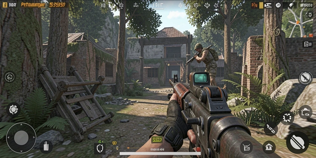 Gameplay intens S9S9 yang penuh aksi dan strategi.