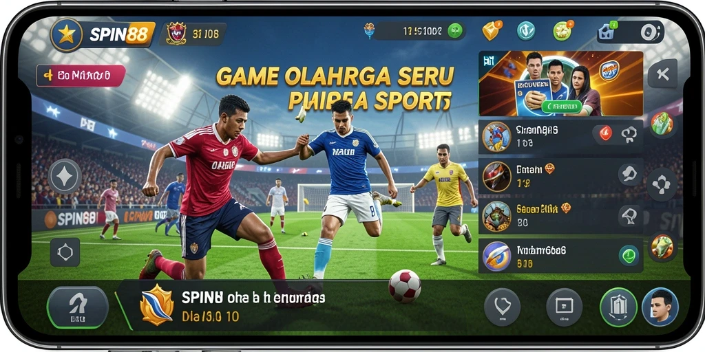 Tampilan menarik dari gameplay SPIN88 dengan aksi olahraga yang seru.