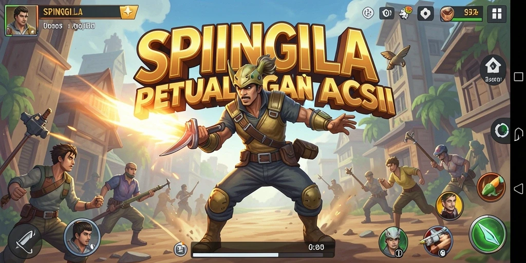 Tampilan menarik dari game SPINGILA yang penuh aksi.
