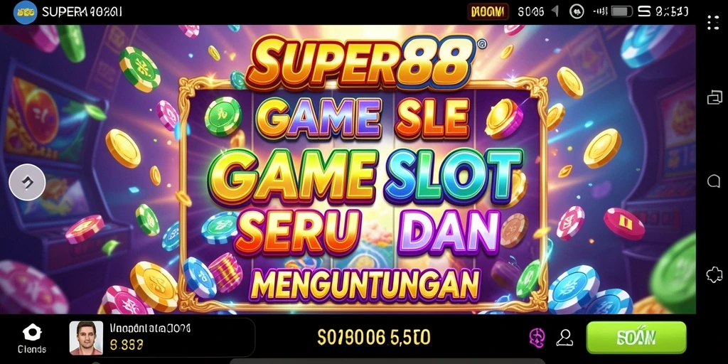 Tampilan gameplay yang menarik dari SUPER88 dengan berbagai fitur Slot.