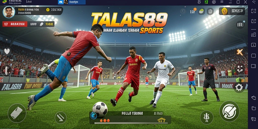 Tampilan menarik gameplay olahraga dalam TALAS89.