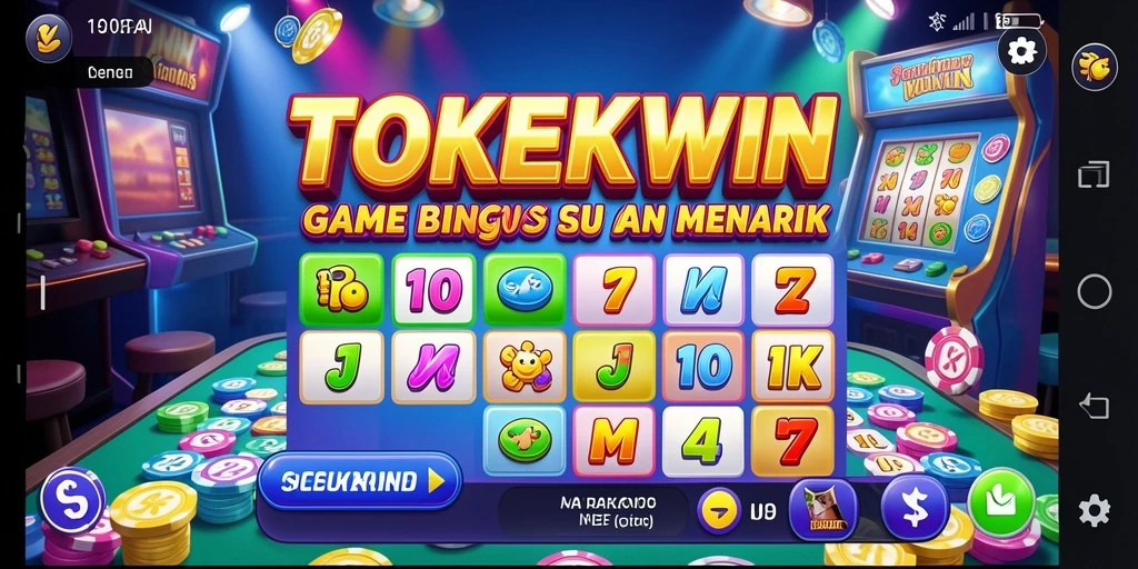 Screenshot gameplay seru di TOKEKWIN menunjukkan saat pemain menikmati Bingo.