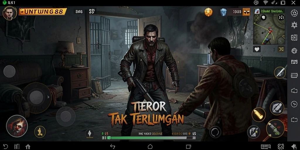 Tangkapan layar utama UNTUNG88 menunjukkan suasana Horror yang mendebarkan.
